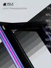 Пленка тонировочная оконная "VELX EUROWIN" "Silver" зеркальная (0.75м х 3м)