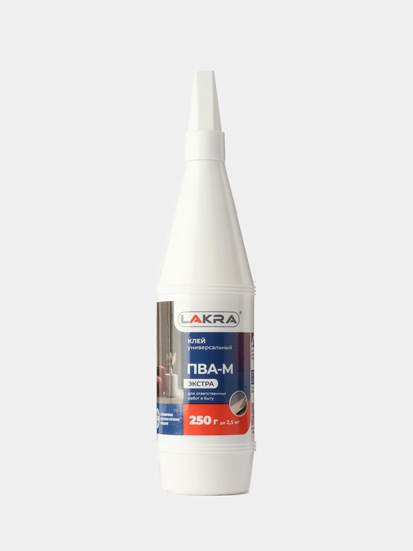 ЛАКРА клей ПВА-М, экстра, универсальный, 250 г