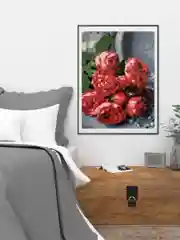 Картина по номерам на холсте с подрамником "Розовый букет пионов", 40*50