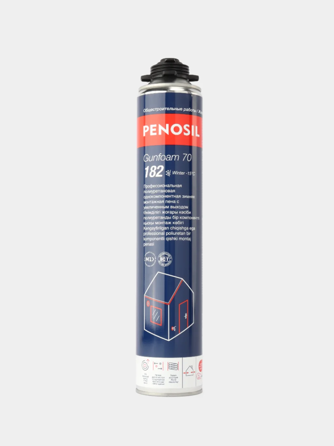 PENOSIL Gunfoam 70 Winter 182, пена монтажная профессиональная, 850 мл