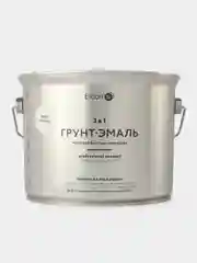 Белый грунт-эмаль Elcon по ржавчине по металлу 3 в 1 матовая