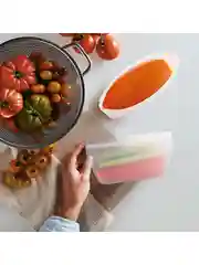 Силиконовый пакет контейнер для хранения 700 мл с застежкой-молнией, Kitchen Joy SB-2-700