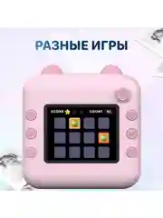 Розовый детский фотоаппарат мгновенной печати Kid Joy Print Cam (KDJ-P7B)