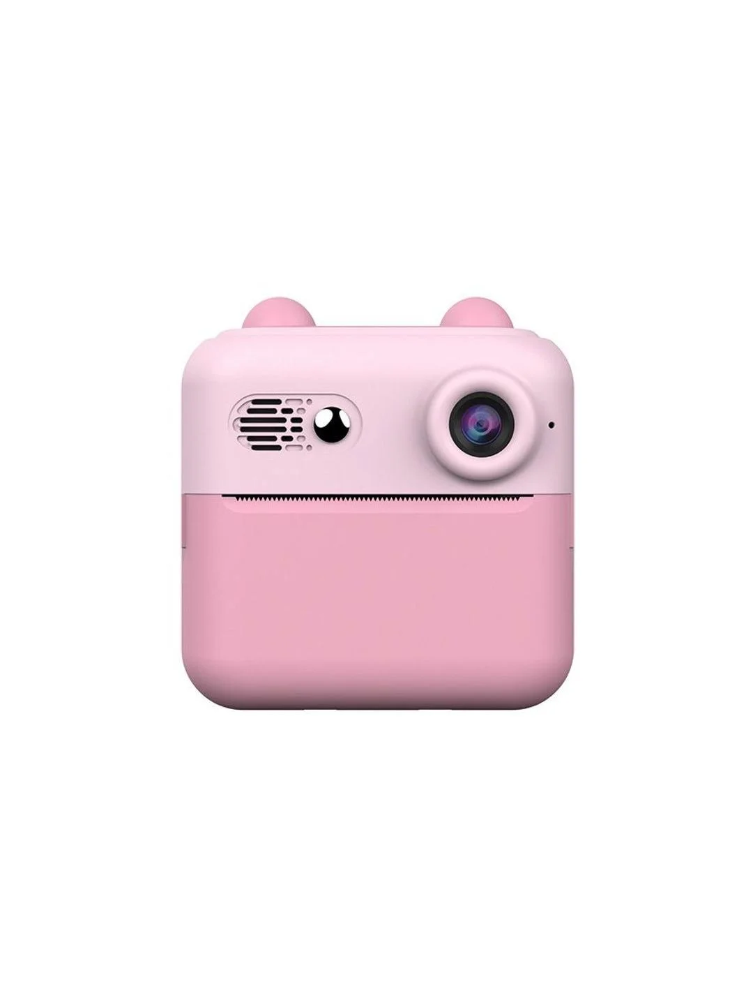 Розовый детский фотоаппарат мгновенной печати Kid Joy Print Cam (KDJ-P7B)