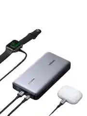 Серый внешний аккумулятор UGREEN PB205 (90597A) PD 145W Power Bank 25000mAh. Цвет: серый