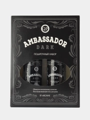 Q.P. Набор №1121 Ambassador Dark (Шампунь-кондиционер для волос 250мл+Гель для душа 250мл)