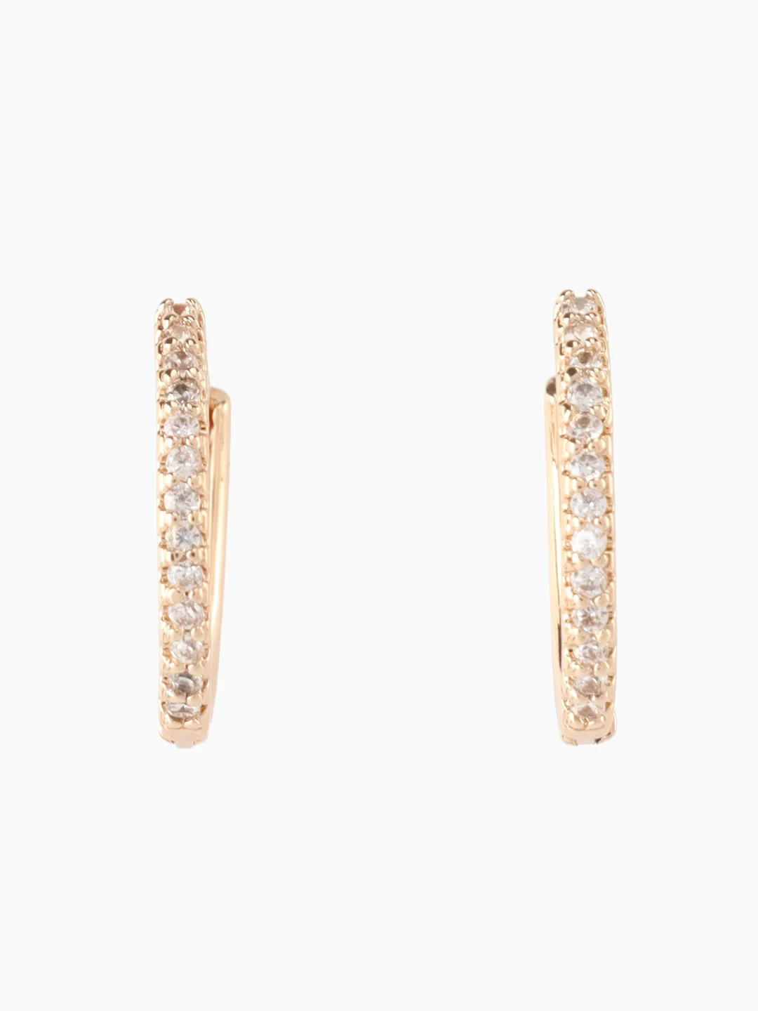 Белый серьги-кольца Swarovski, серьги сваровский, серьги с кристаллами