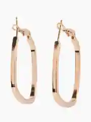 Желтый серьги-кольца Swarovski, серьги сваровский, серьги с кристаллами