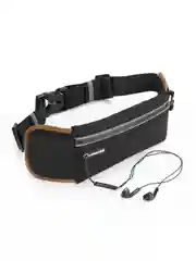 Черный органайзер напоясной для бега UGREEN LP112 (20818) Outdoor Running Waist Belt Pack.