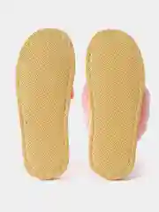 Конфетный тапочки домашние женские, меховые, пушистые, открытые