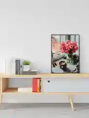 Картина по номерам на холсте с подрамником 40*50 "Тюльпаны на окошке"