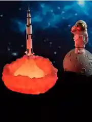 Светильник декоративный "Ракета", ночник детский, 3D-ночник