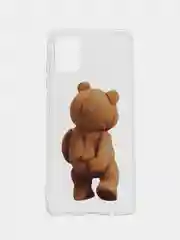 Песочный хаки силиконовый чехол на Samsung Galaxy A51 (Самсунг А51)