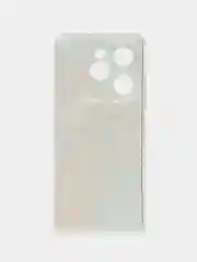 Светло-оранжевый чехол на Tecno Spark 20 Pro 5G / Текно Спарк 20 Про 5G с принтом, защита камеры