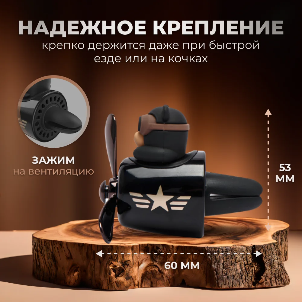 Ароматизатор воздуха для авто "Мишка пилот"