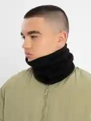 Черный снуд флисовый, унисекс