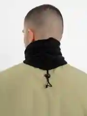 Черный снуд флисовый, унисекс