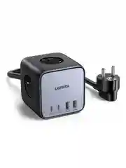 Серый сетевое зарядное устройство UGREEN CD268 2*USB-C and 2*USB-A