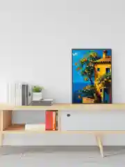 Картина по номерам на холсте с подрамником "Солнечная Сицилия", 40*50