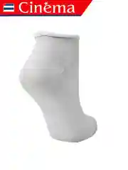Белый хлопковые носки без резинки