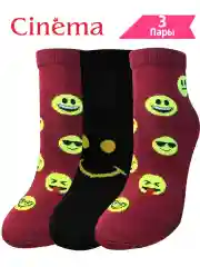 Носки с принтом Смайлы