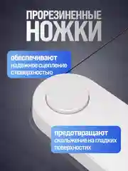 Белый весы напольные электронные Titan Electronics 05 MINI, 2 показателя, до 180 кг