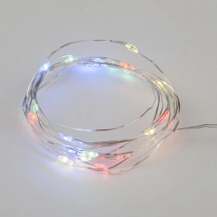 Светодиодная гирлянда "Роса", 5 м 50 LED и 3 м 30 LED на батарейках. Украшение для дома