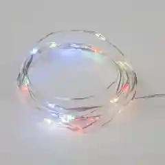 Светодиодная гирлянда "Роса", 5 м 50 LED и 3 м 30 LED на батарейках. Украшение для дома