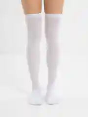 Белый гольфы выше колен женские