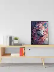 Картина по номерам на холсте с подрамником "Единорог", 40*50