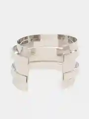 Серебряный женский многослойный браслет - манжета