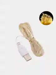 Гирлянда светодиодная USB, гибкая нить Роса