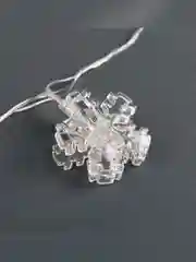 Гирлянда прищепки снежинки светодиодная 2 м 10 LED