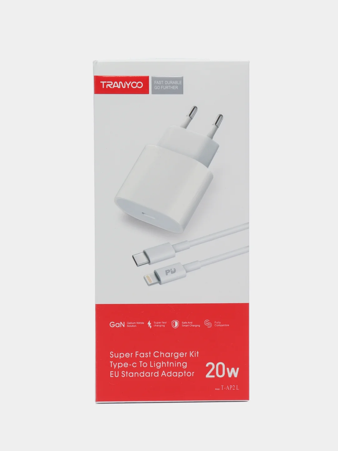 Блок питания для iphone, 20W, с быстрой зарядкой, с кабелем Type-C - Lightning