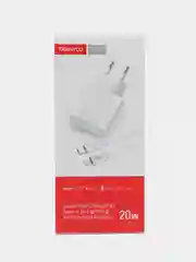 Блок питания для iphone, 20W, с быстрой зарядкой, с кабелем Type-C - Lightning