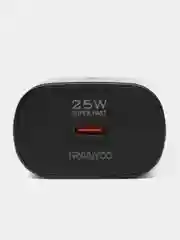 Хром блок питания с кабелем для Apple и Android, с быстрой зарядкой Fast Charge, QC 4.0, PD