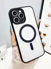 Черный чехол для iPhone 11, 12, 13, 14, 14 Pro, 14 Pro Max MagSafe, чехол на айфон магсейф