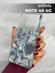 Чехол для Infinix Note 40 4G (Инфиникс Нот 40 4 Джи), переливающийся, с градиентом