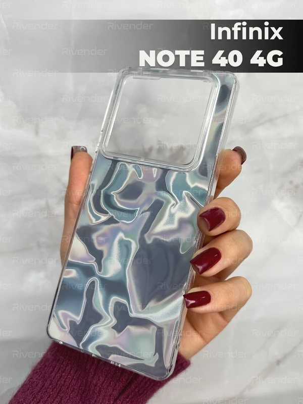 Чехол для Infinix Note 40 4G (Инфиникс Нот 40 4 Джи), переливающийся, с градиентом