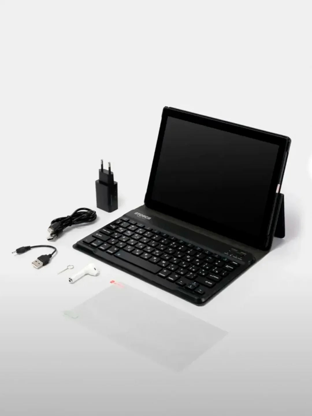 Планшет X19PRO 8/256 ГБ (10.1 дюйм экран) Android 12 + клавиатура и чехол, 10.1", 256GB