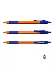Набор из 8 ручек шариковых автоматических ErichKrause R-301 Matic&Grip Orange 0.7 цвет син