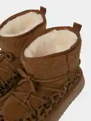 Песочный хаки угги женские,  барашки