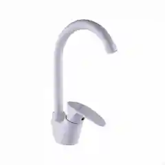 Смеситель для кухни PLStart PL4105-8, хром/белый