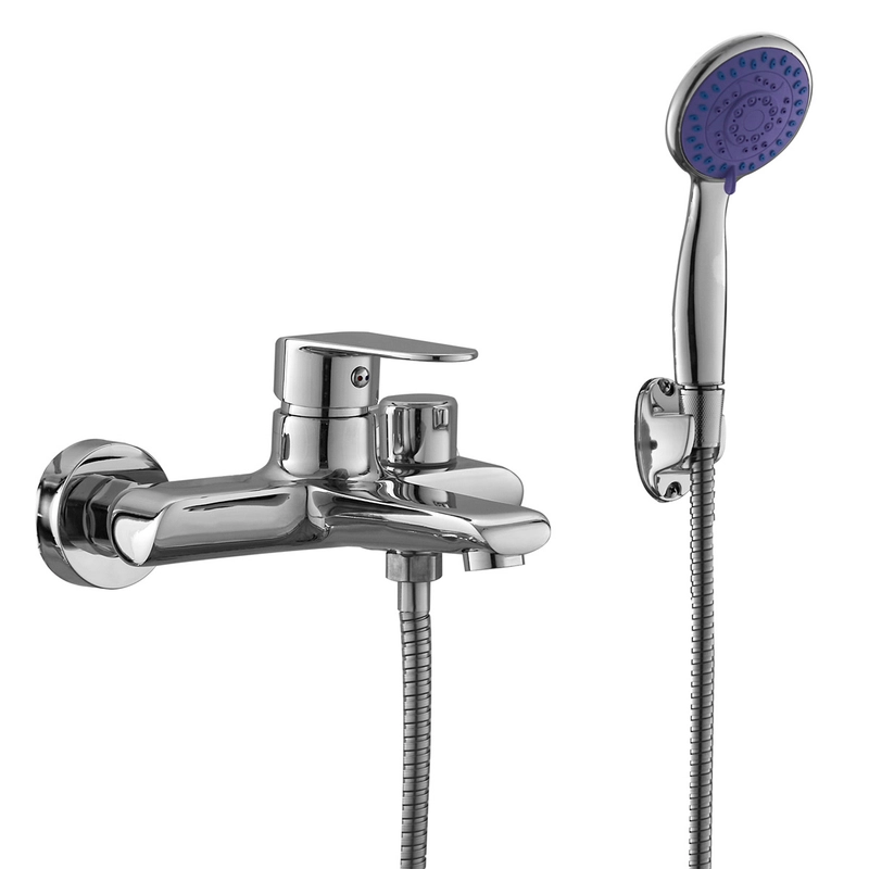 Смеситель для ванны с душем PLStart PD32082, хром