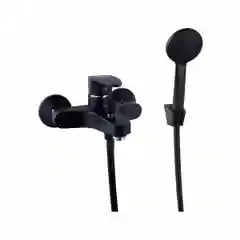 Смеситель для ванны с душем PLStart PL3205-7, хром/черный