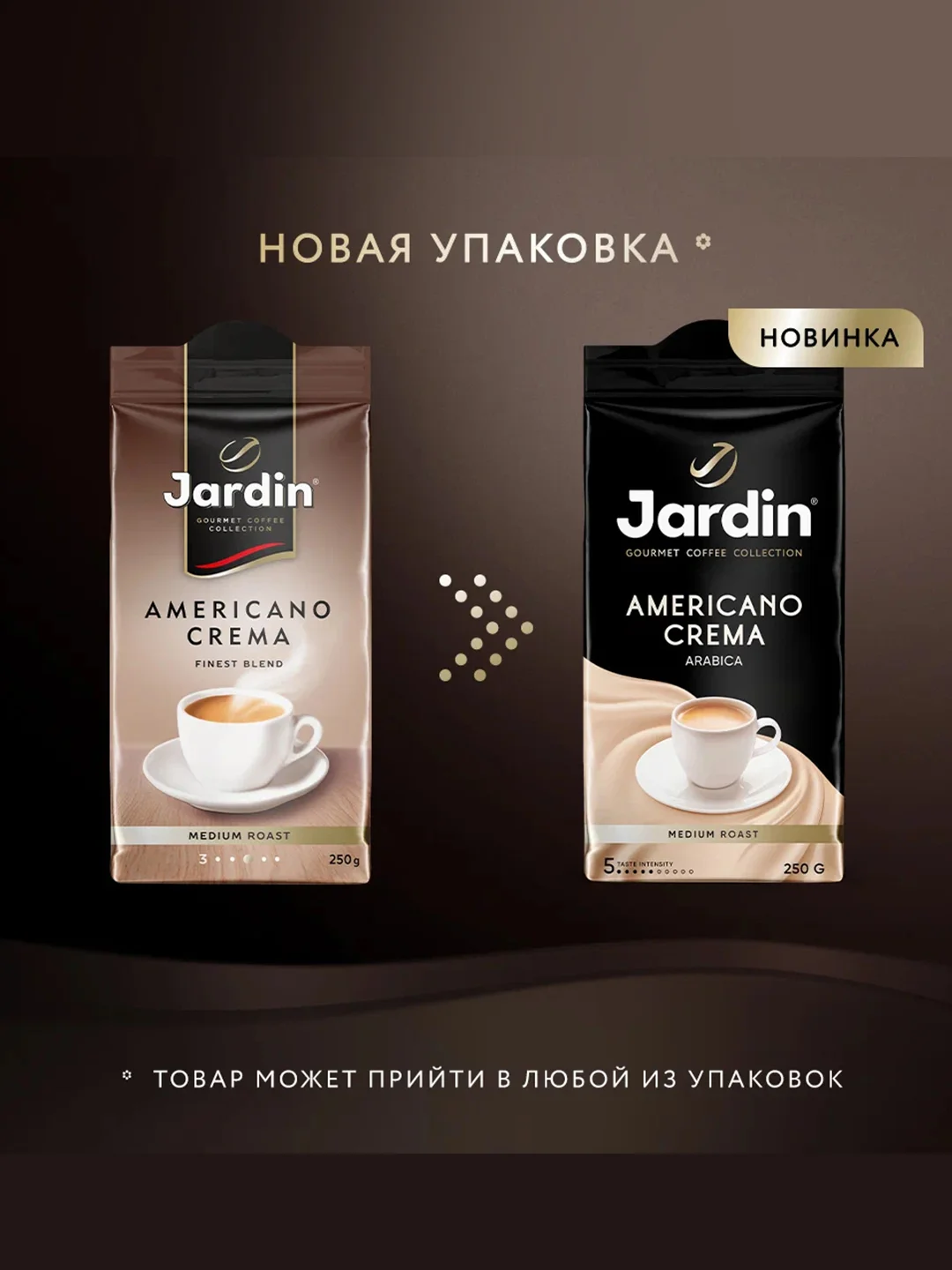 Кофе молотый Jardin Americano Crema, 250 г