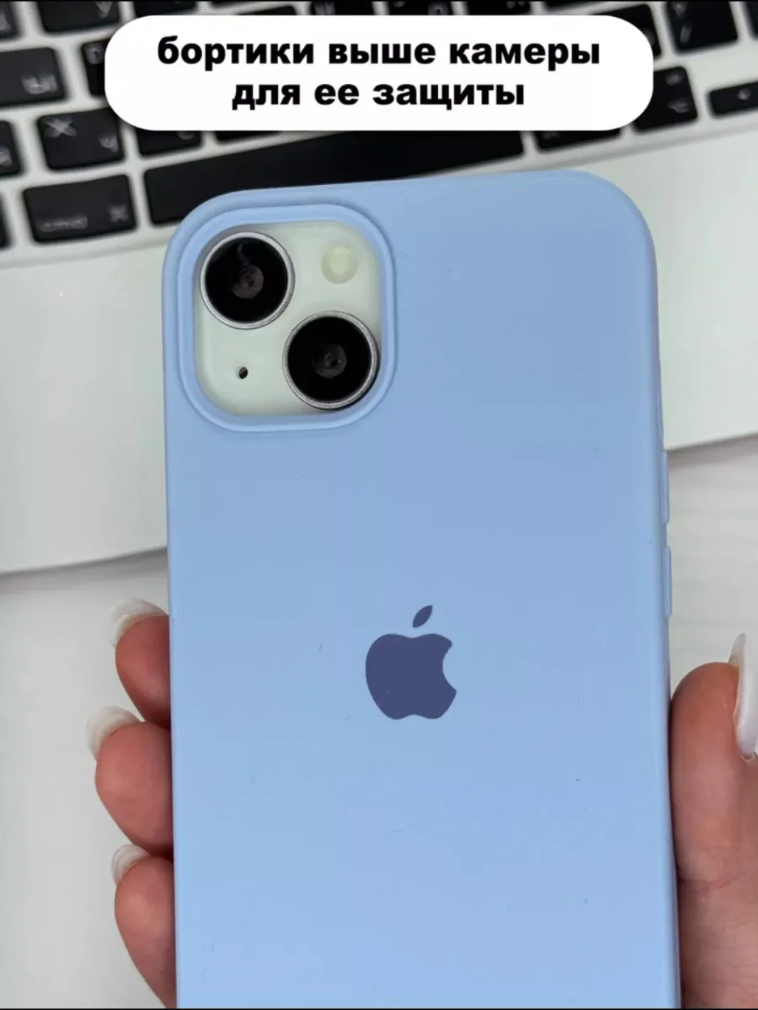 Зелёный хаки чехол Silicone Case Premium для iPhone (Айфон) 11, 13, 14, 15, Pro, Max, с закрытым низом