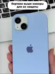 Зелёный хаки чехол Silicone Case Premium для iPhone (Айфон) 11, 13, 14, 15, Pro, Max, с закрытым низом