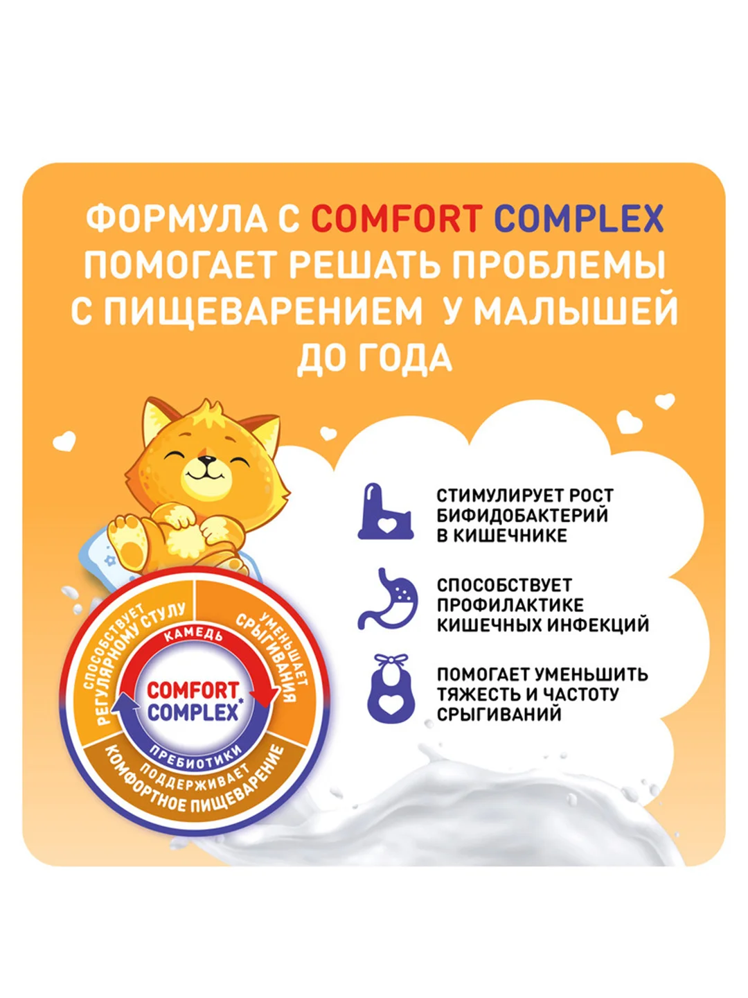 Молочная смесь Малютка Комфорт PRO, с рождения, 350г