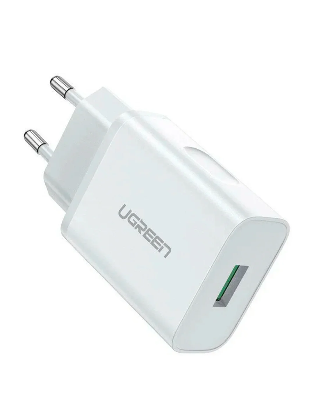 Белый зарядное устройство UGREEN CD122 (10133) USB-A QC 3.0 18W Fast Charger EU. Цвет: белый